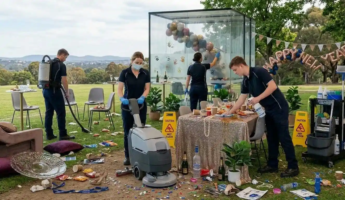 after party cleaning