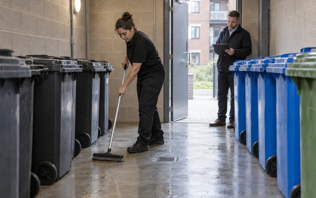 Communal Bin Store Cleaning for Manchester Blocks of Flats