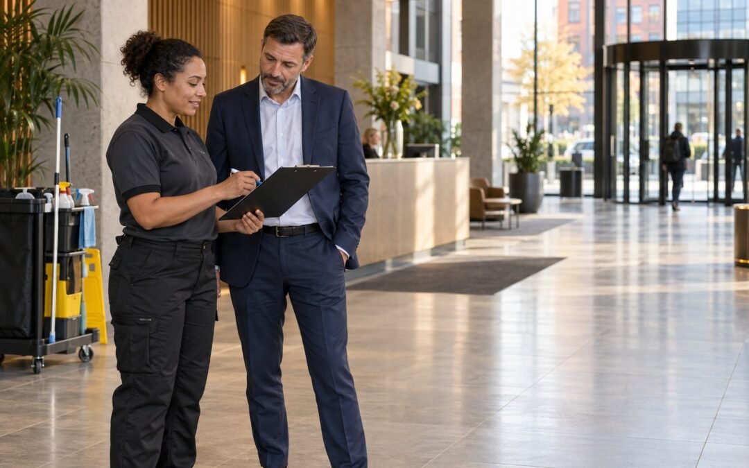 Office Cleaning Handover Logs for Shared Manchester Buildings